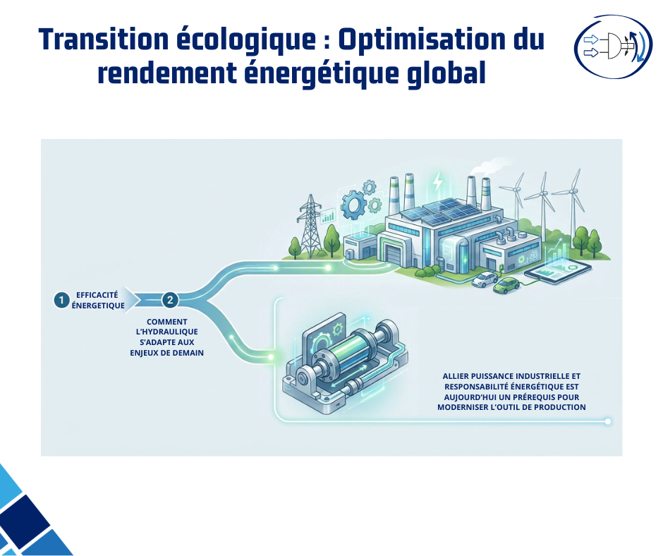 Réduire l'empreinte carbone et la consommation électrique des sites industriels est devenu une priorité absolue. Dans cette quête d'optimisation, chaque composant compte.
Souvent pointée du doigt pour ses consommations, l'hydraulique moderne fait pourtant des pas de géant grâce au bon dimensionnement des composants, notamment les vérins rotatifs.